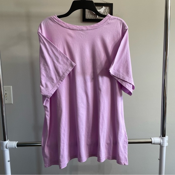 Ava & Viv 2X Graphic Tee with Motivational Text - Picture 2 of 3